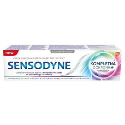 Imagen del producto de Pasta dental Sensodyne Protección Completa con flúor, 75 ml