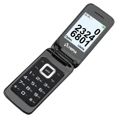 Produktbild von OLYMPIA Luna Senioren Mobiltelefon, Schwarz