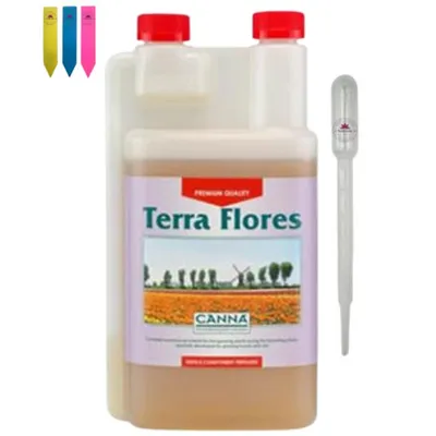 Produktbild von CANNA Terra Flores Flüssiger Mineraldünger für die Blütephase, für Erdkulturen 1 Liter