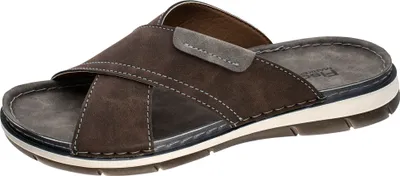 Produktbild von Fischer Herren Clog Pantolette gepolstert aus Leder und Synthetik 556932, Größe:41 EU, Farbe:Braun