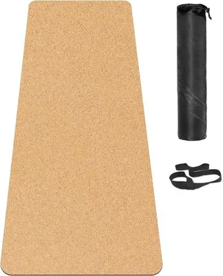 Produktbild von Famanu Yogamat aus Kork - Antirutsch - geeignet für Yoga und Fitness