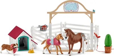 Zdjęcie produktu dla Schleich Horse Club Konie gościnne Hannah z suką Ruby, 42458