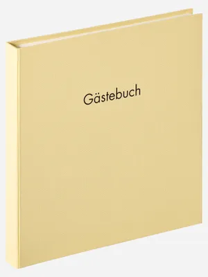 Produktbild von Walther, GB-206-H,Gästebuch Fun, 26x25 cm, creme