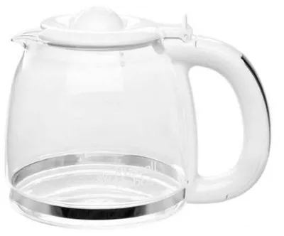 Productafbeelding van Glazen kan voor koffiezetapparaat wit (24390-56) glazen kan 700241