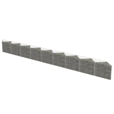 Produktbild von vidaXL Gabionenwand Verzinkter Stahl 630×30×50 cm