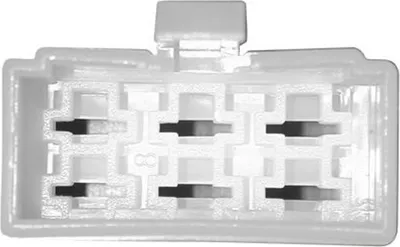 Produktbild von Stecker eckig, 6-polig - weiblich