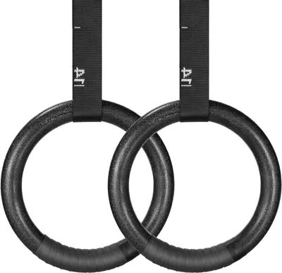 Produktbild von Turnen – Ringen – Trainingsgerät für das Ringen – Ganzkörpertraining – Rutschfestes Design – 28 mm – Holzfarbe