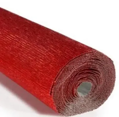 Obrázok produktu pre Krepový papier 50x250cm 180g metalizovaný červený