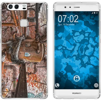 Produktbild von PhoneNatic Case kompatibel mit Huawei P9 Silikon-Hülle Urban M1