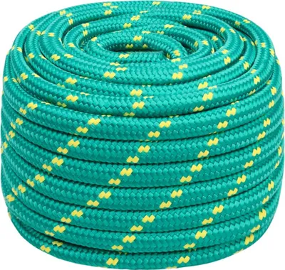 Image de vidaXL Corde de bateau vert 20 mm 50 m polypropylène