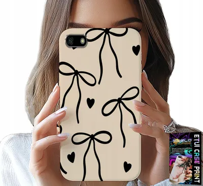 Obrázek produktu pro Pouzdro Pro Huawei Y5 2018 - Béžová Mašle S Módním Vzorem