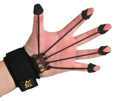 Immagine prodotto di Allenatore per dita in silicone, confezione da 5 pezzi, portatile
