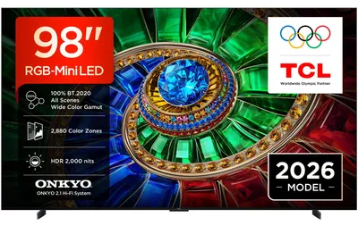 Immagine prodotto di TCL RM7L 98RM7L TV 2,49 m (98") 4K Ultra HD Smart TV Wi-Fi Nero 2000 cd/m²
