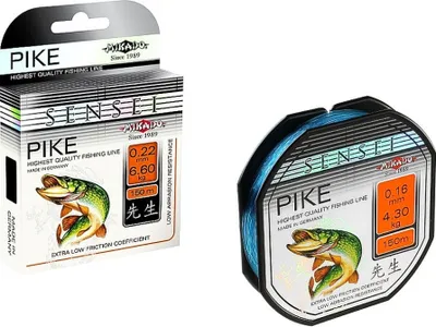 Immagine prodotto di 150m di lenza molto resistente "PIKE" Ø 0,16mm / 4,30kg