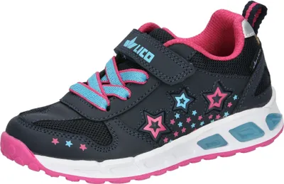 Produktbild von Lico Blinky Girl Kinderschuhe Mädchen Halbschuhe Klettschuh Blau Freizeit, Schuhgröße:28 EU