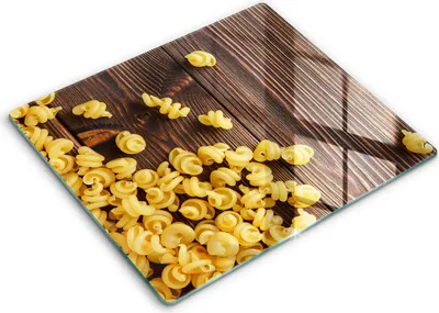 Zdjęcie produktu dla Deska kuchenna – 60 cm x 52 cm - Szklana deska do krojenia - Szkło hartowane – Antypoślizgowa - Makaron Na Stole