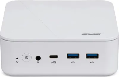 Zdjęcie produktu dla Acer Revo Box RB102-BARR - Komputer mini (barebone) - Procesor: 1 x Ryzen 5 7430U / 2.3 GHz - Pamięć RAM: 16 GB - Dysk SSD: 512 GB - Grafika: Radeon - Sieć: Wi-Fi 6E, Bluetooth, 1GbE, 2.5GbE - Sieć bezprzewodowa: 802.11a/b/g/n/ac/ax (Wi-Fi 6E)