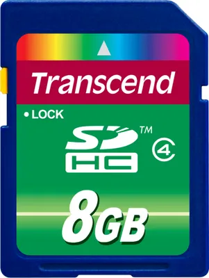 Produktbild von Transcend Speicherkarte SDHC Card 8 GB - Class 4