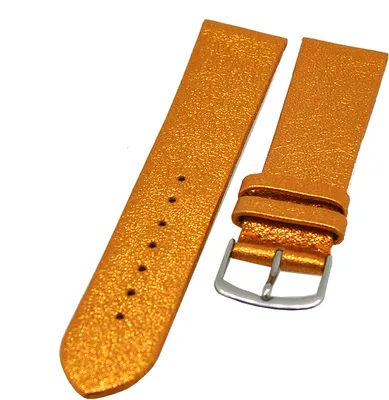 Produktbild von Uhrenarmband Kalbleder Glimmer Clementine 14mm Dornschließe
