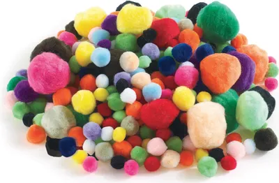 Produktbild von Colorations Bastel Pompons - bunte Pom Poms Set 300 Stück