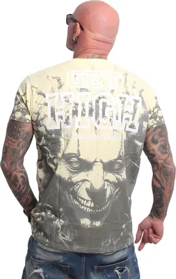 Obrázok produktu pre Pánske tričko Yakuza Herren Get High Allover Regular, tmavošedá farba, veľkosť 3XL