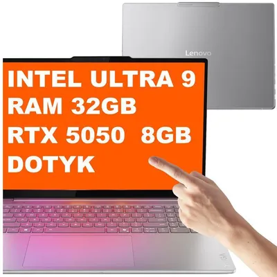 Obrázok produktu pre Lenovo Yoga Pro 9 16IAH10, Intel Core Ultra 9, 40,6 cm (16"), 2880 x 1800 px, 32 GB, 1 TB, Windows 11 Home