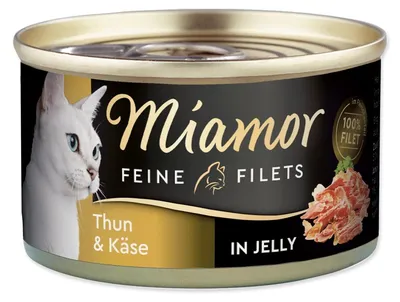 Produktbild von Miamor Feine Filets Adult Thunfisch mit Käse in Gelee 100g