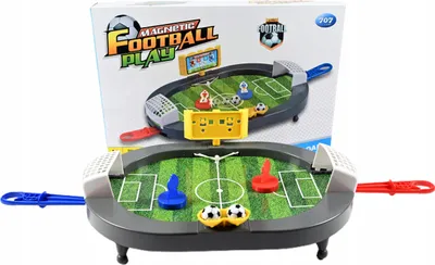 Produktbild von Tischkicker Spiel für Kinder - Klappbares Fußballfeld Tischfußball Set mit 2 Bällen