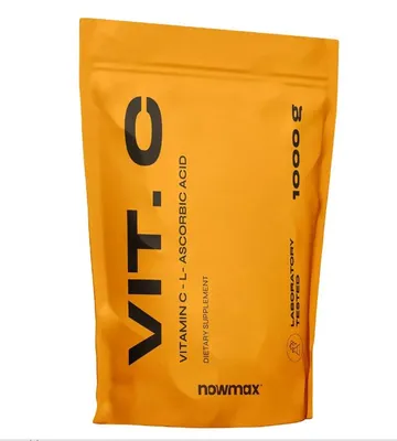 Produktbild von nowmax® Vitamin C 1000 g mit Vitamin B6 – L-Ascorbinsäure Pulver