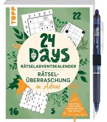 Obrázek produktu pro 24 DAYS RÄTSELADVENTSKALENDER - Rätselüberraschung im Advent
