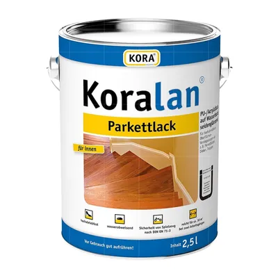 Produktbild von KORA Koralan Parkettlack 2.5 Liter Farblos
