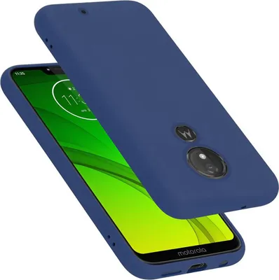 Immagine prodotto di Cadorabo Custodia protettiva per Motorola MOTO G7 Power Custodia blu Custodia per cellulare Cover Custodia in TPU