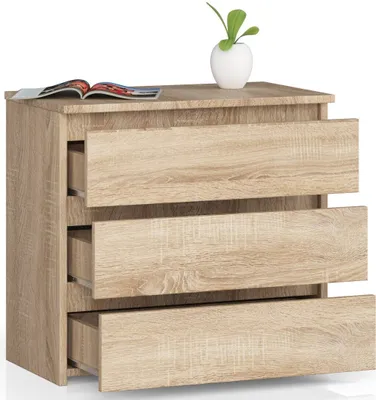 Obrázok produktu pre AKORD Furniture Factory OP0LCL-DAB003, 3 zásuvka/zásuviek, 350 mm, 600 mm, 570 mm, 26 kg
