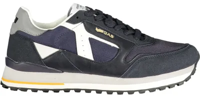 Zdjęcie produktu dla Stylowe niebieskie męskie buty sportowe z kontrastowymi detalami