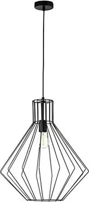 Produktbild von Brilliant Pendelleuchte Dalma Schwarz rund Ø50cm max. 60W E27 ohne Leuchtmittel kürzbar