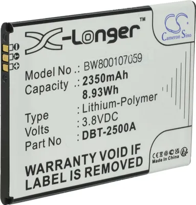 Produktbild von vhbw Akku kompatibel mit Doro DSB-0170, 8035 Handy Smartphone Senioren Telefon (2350 mAh, 3,8 V, Li-Polymer)