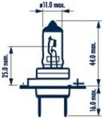 Produktbild von 1x NARVA H7 Glühlampe Fernlicht 24V 70W PX26d Halogen 48728