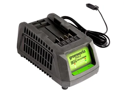 Zdjęcie produktu dla Ładowarka akumulatorowa Greenworks G24UC, 24V – uniwersalna, szybka ładowarka