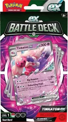 Zdjęcie produktu dla Pokémon Tinkaton Battle Deck – Odkryj moc Pokémonów EX i zdominuj stół!