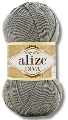 Zdjęcie produktu dla Alize 1x 100 g wełna Diva, jednolita, szydełkowanie, dzierganie (87)