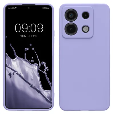 Produktbild von kwmobile Handyhülle für Xiaomi Redmi Note 13 Pro 5G / Poco X6 5G Hülle - weiches Handy Silikon Case - Schutzhülle Cover - Lavendel