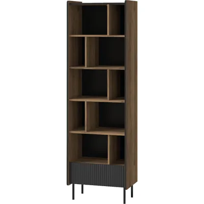 Obrázok produktu pre Regál PRESTI 10 orech warmia / san sebastian / čierny