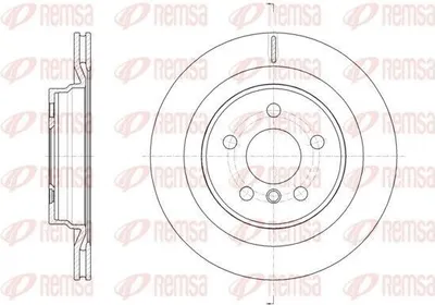 Produktbild von 2x REMSA Bremsscheibe 61632.10 hinten für BMW X1 (F48) 2 Active Tourer (F45)