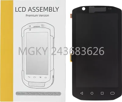 Zdjęcie produktu dla Wyświetlacz LCD i ekran dotykowy, pojemnościowa technologia dotykowa, kompatybilny ze skanerem TC77