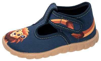 Produktbild von Fischer Markenschuh Kinder-Klett-Hausstiefel mit Löwen