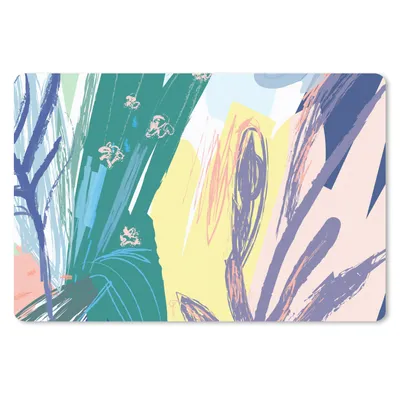 Produktbild von MuchoWow® Mauspad Mousepad Sommer - Farbe - Abstrakt 27x18 cm - Mousepads - Maus Mat - Pad - Mausunterlage - Büroartikel - Desk Matten