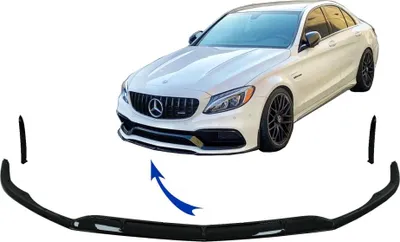 Produktbild von Stoßfängerlippe für Mercedes C C63 C63S W205 S205 14-18 Limousine T-Modell.