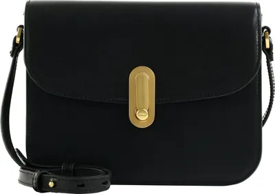 Produktbild von Ted Baker Leder Umhängetasche Schultertasche Kkayli Polished Leather Satchel Bag Black schwarz