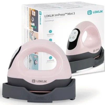 Immagine prodotto di Macchina per trasferimento termico Mini Rosa - Temperatura: 100-200 °C - Adatta per magliette, borse, tazze, cappelli