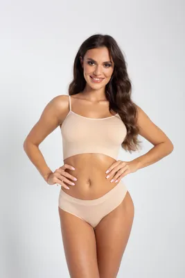 Zdjęcie produktu dla Gatta - Bezszwowe Stringi Damskie - Majtki Seamless String - Natural - S